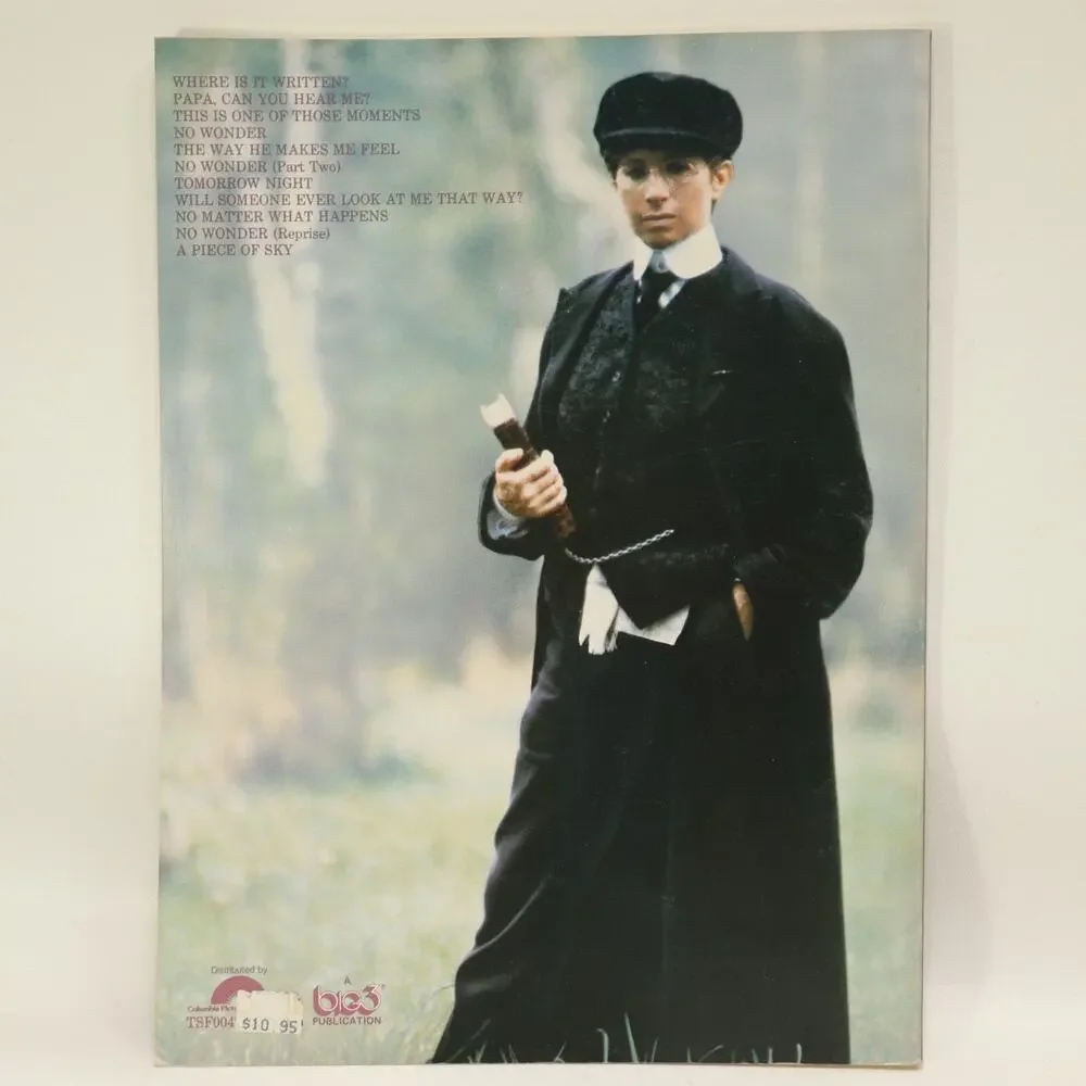 Barbra Streisand Yentl Songbook Score Sheet Music Ladbroke 1983